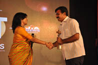   presenter   PADMA SHRI Guru Shovana Narayan   winner   TV News Reporter Telugu   Kranthi Chanti V6 News.